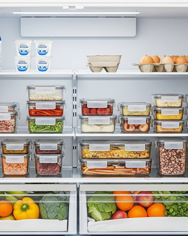 organizar a geladeira