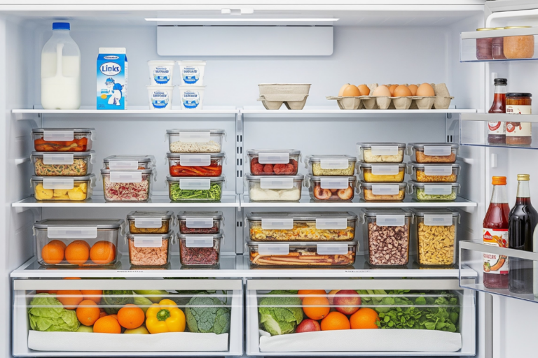 organizar a geladeira